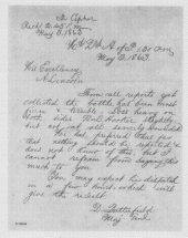 Hooker Injured - Telegram to Lincoln