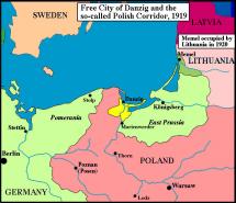 Map of Northern Europe and 