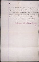 Susan B. Anthony's Appeal to Congress