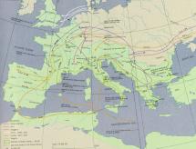 Migrations of Saxons, Angles and Jutes - Map
