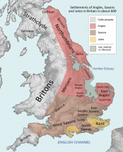 Britain, Circa 600 - Location of People