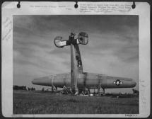 Crashing on Take-off - B-24