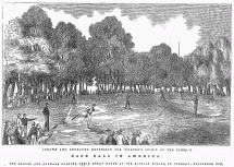 First Published Picture of an American Baseball Game