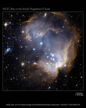 NGC 602 in the Small Magellanic Cloud