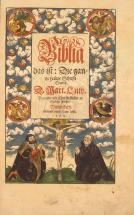 Luther's German Bible - Printed on a Gutenberg Press