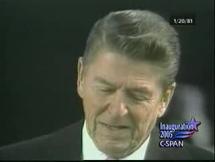 Ronald Reagan - First Inaugural Address