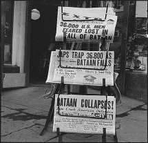 Bataan Falls - Newspaper Headlines