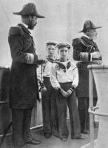 Bertie and David, Future Kings, Dressed as Boyhood Sailors