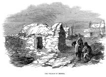 Irish Village of Meinies in 1847