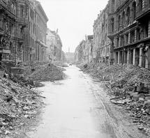 Street Scene During Battle for Berlin