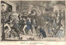 Riot in Philadelphia - 1844