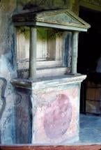 Shrine to Household Gods in Pompeii