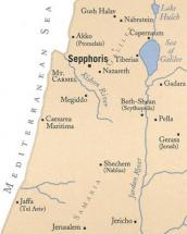 Sepphoris - Map Locator