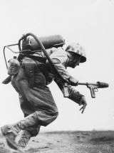 Flamethrowers Used by Marines in Iwo Jima