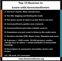 Top 10 Reasons to Learn with AwesomeStories