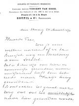 Vincent van Gogh - Original Letter to Theo