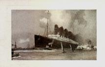 Lusitania Near the Harbor