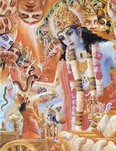 Krishna Reveals His Universal Form to Arjuna