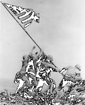 Iwo Jima Flag Raising - Photo