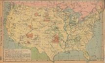 Map: The Indians in the United States