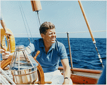 JFK Sailing off Hyannis Port