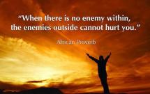 What Does It Mean to Have an “Enemy Within?
