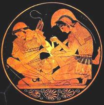 Patroclus and Achilles