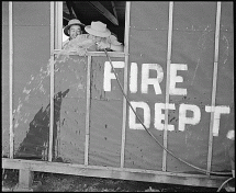 Working as Firemen at Poston