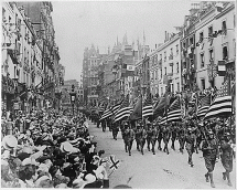 U.S. Troops Marching in Perth, Scotland