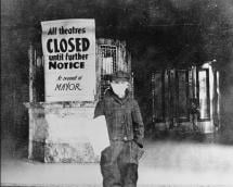Theater Closure Notice - Flu Pandemic