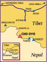 Cho Oyu - Map Locator