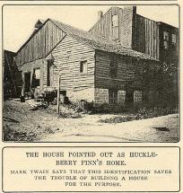 Home of Huck Finn in Hannibal, Missouri