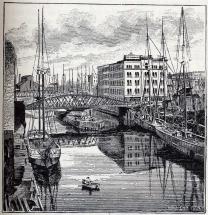 Merchants Along Chicago's Docks