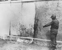 Killing Wall at Flossenburg Concentration Camp