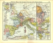 European Provinces of Rome - Map