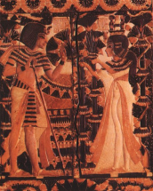 King Tut and Ankhesenamun, His Wife