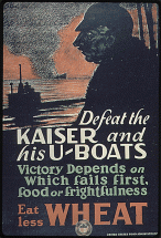 War Poster: Defeat the Kaiser and his U-Boats