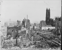 Wreckage at Fairmont Hill