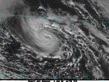 Hurricane at Peak Intensity - Satellite Photo