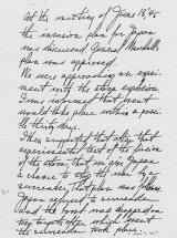 Truman - Handwritten Notes on Atom Bomb 