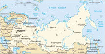 Map Depicting Moscow