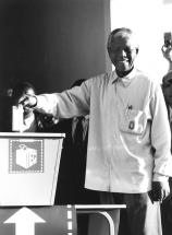 Mandela Votes for the First Time