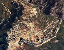 Mycenaean Ruins - An Aerial View