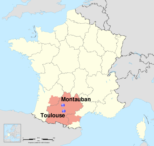 Toulouse - Map Locator