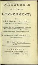 Discourses Concerning Government - by Algernon Sidney