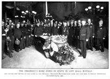 McKinley's Body - Lying in State at Buffalo City Hall