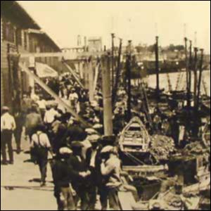Japanese-American Fishing Village Destroyed at Terminal Island